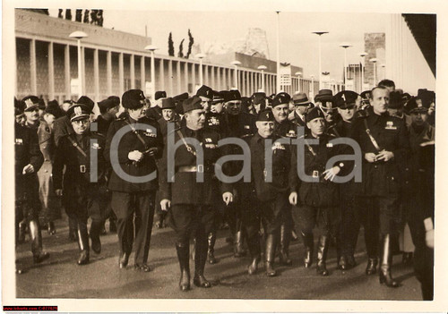 1938 Roma Starace e deputati in divisa fascista *Foto 1938 Roma Starace e deputati in divisa fascista *Foto